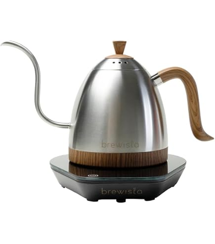 Amazon | Brewista Artisan Gooseneck Variable Kettle 0.6Lピュア